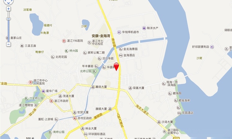 华盛城市花园交通图