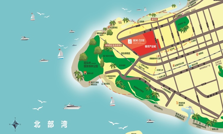 银河云谷里交通图