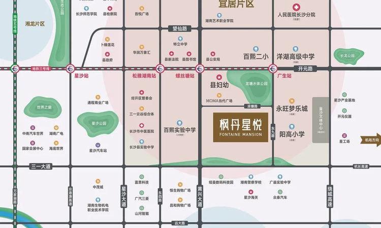 合能枫丹星悦交通图