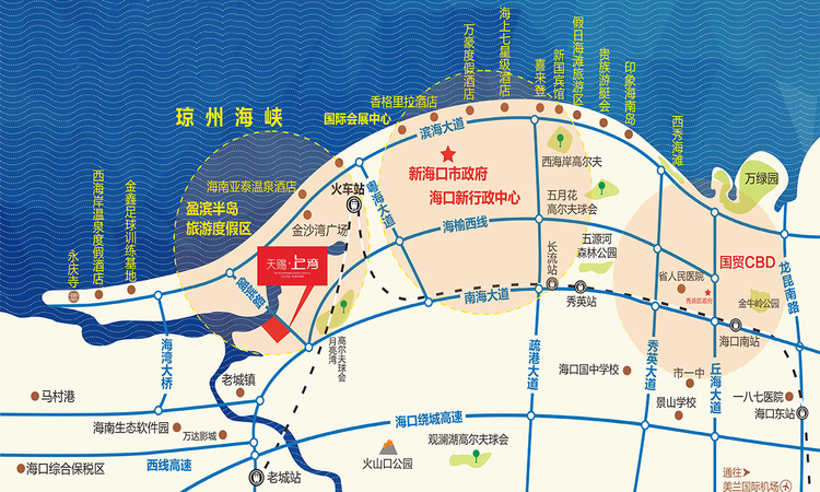 天赐上湾交通图