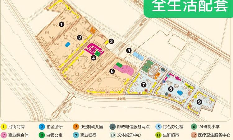 恒大金碧江湾周边配套图