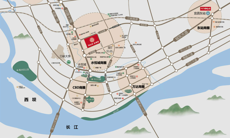 阳光城·文澜府交通图