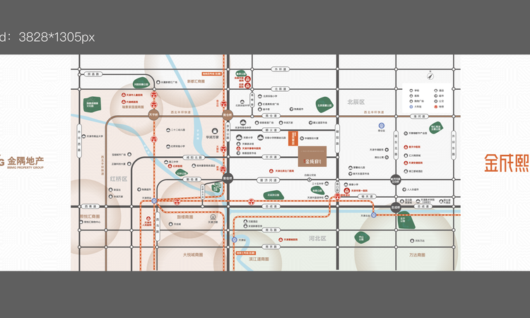 金隅金成熙府交通图