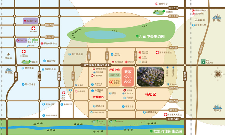 襄政公元交通图