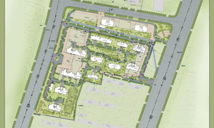 万科中南府楼层平面图