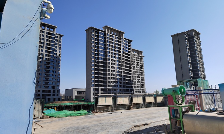 天地锦绣华庭施工进度图