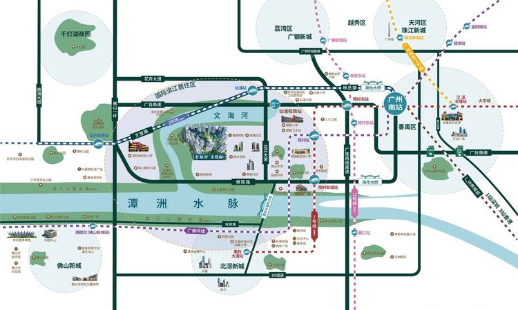 金融街·顺德金悦府交通图