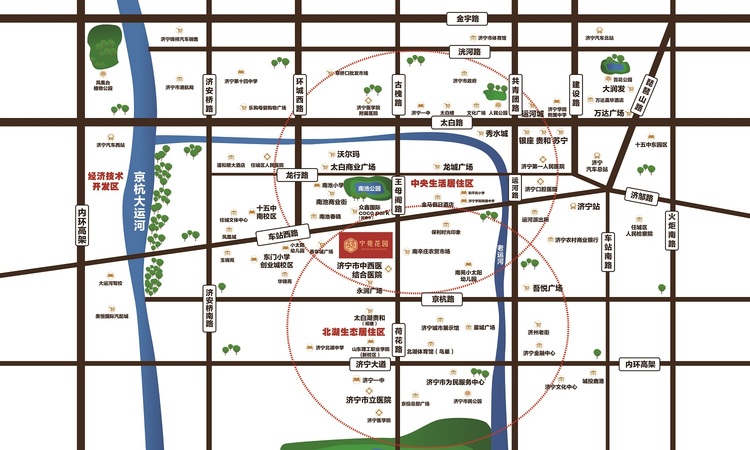 宁苑花园交通图