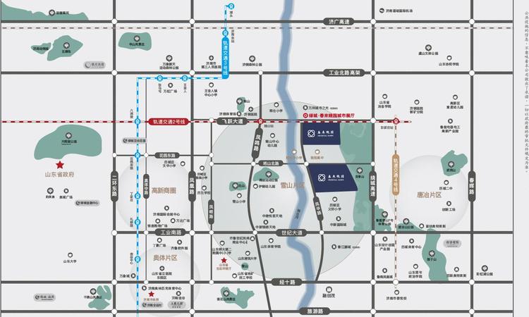 绿城春来晓园交通图