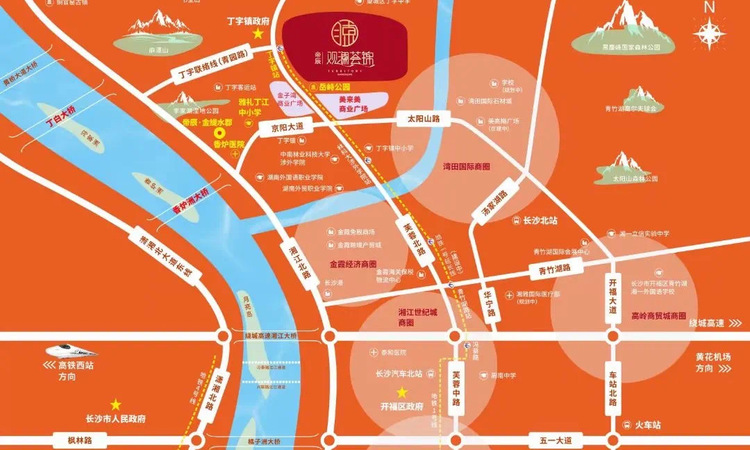 帝辰·观澜荟锦交通图