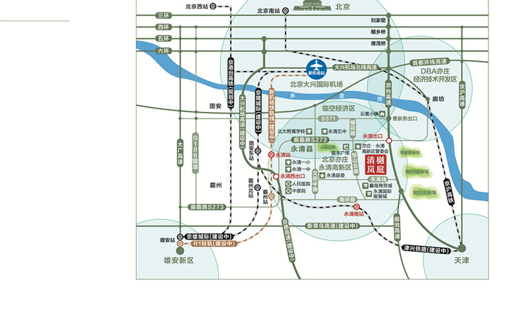 清樾岚庭交通图