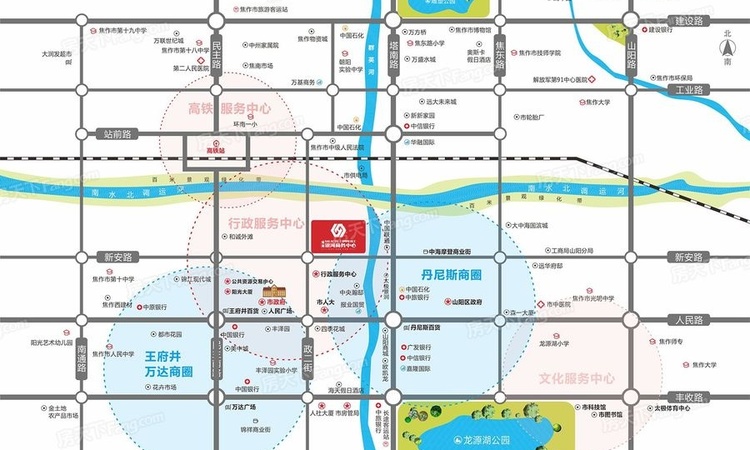 常新银河商务中心交通图