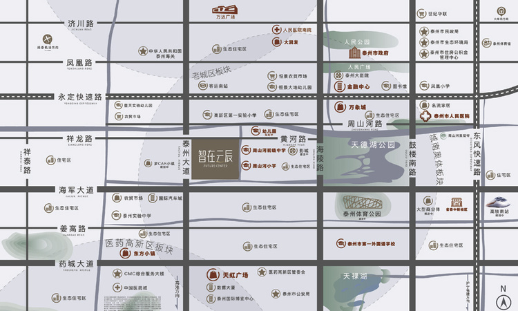中南·神辉|智在云辰交通图