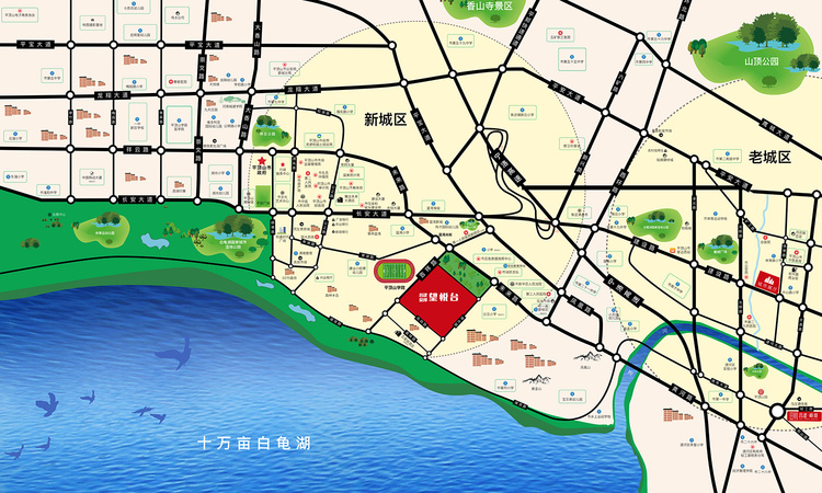 昌建荣邦·望悦台交通图