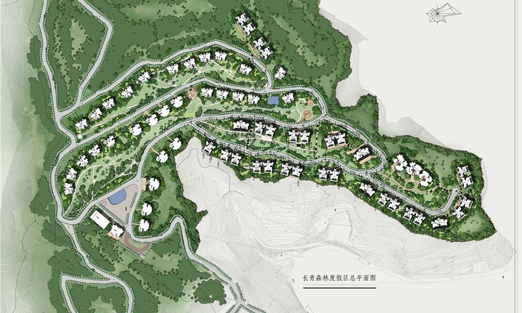 长青森林康养度假区楼层平面图