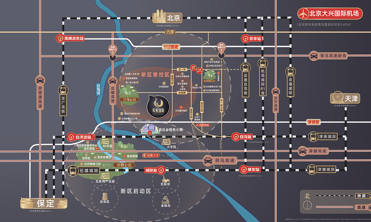 凤凰国际交通图