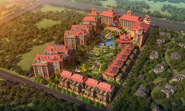 太白山棕榈泉	效果图