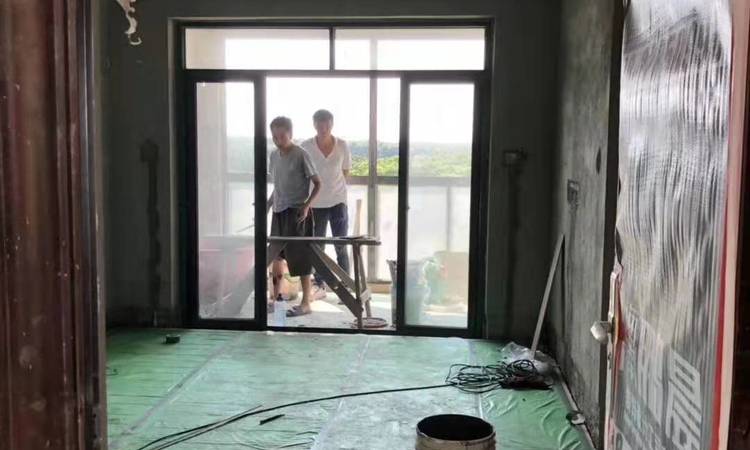 蓝山湖施工进度图