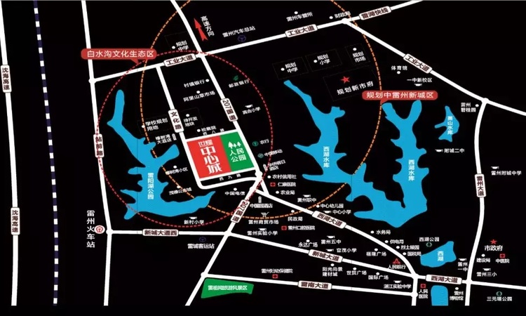 奥园世耀中心城交通图