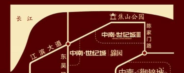 中南·公园物语交通图