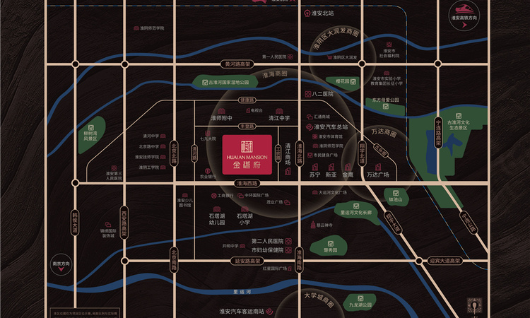金樾府交通图