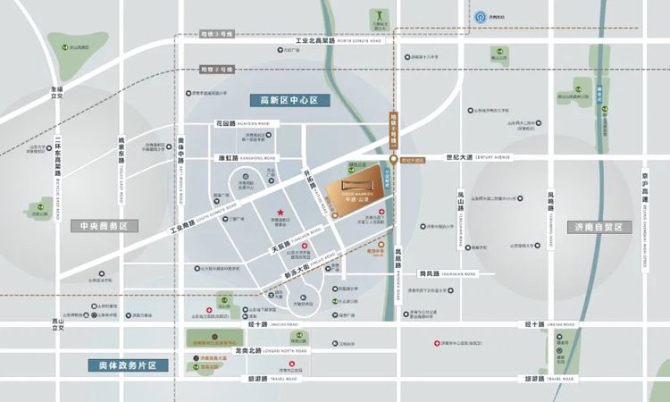 中建云境交通图