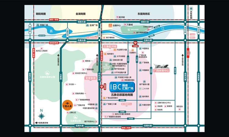 瀚德·IBC汇智广场交通图