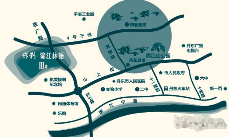 保利·锦江林语周边配套图