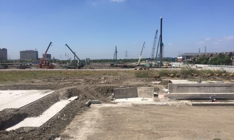 光明金山府施工进度图