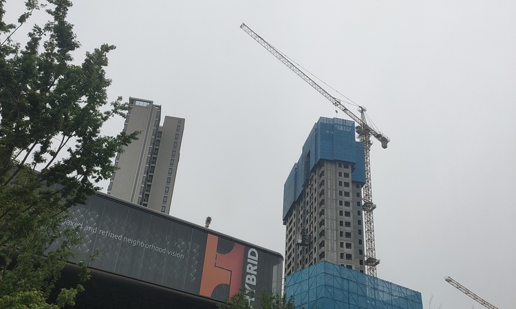 龙湖天曜城施工进度图