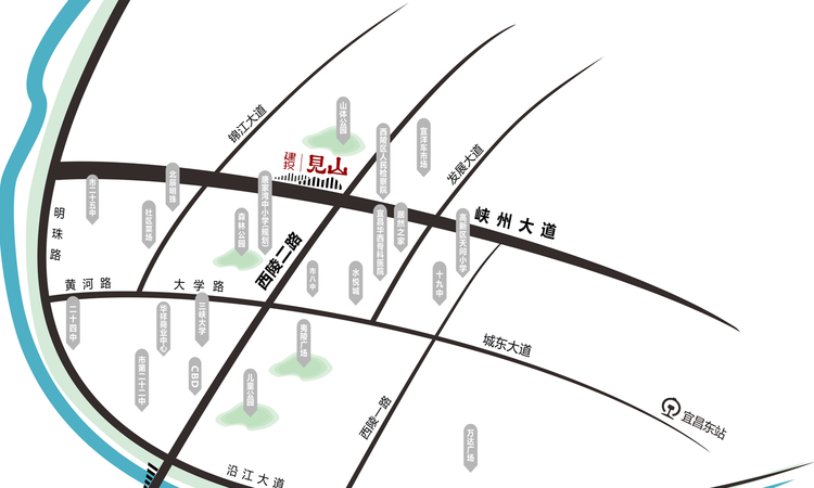 建投•见山交通图