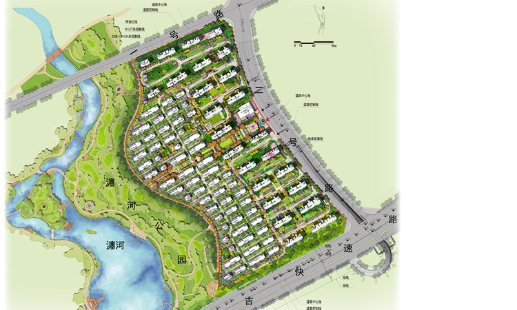 港龙雍河尚院交通图