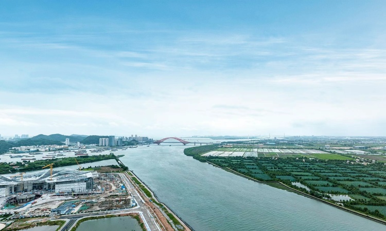 越秀·江海潮鸣实景图