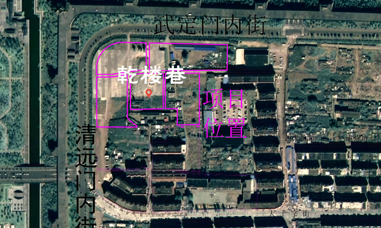 乾楼巷交通图