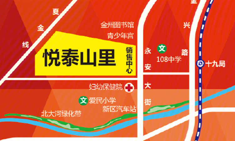 悦泰山里交通图