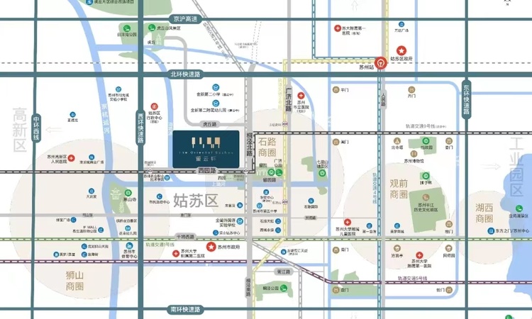  留云轩交通图