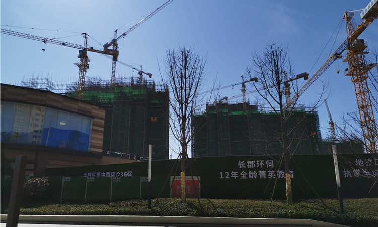 金辉优步学府施工进度图