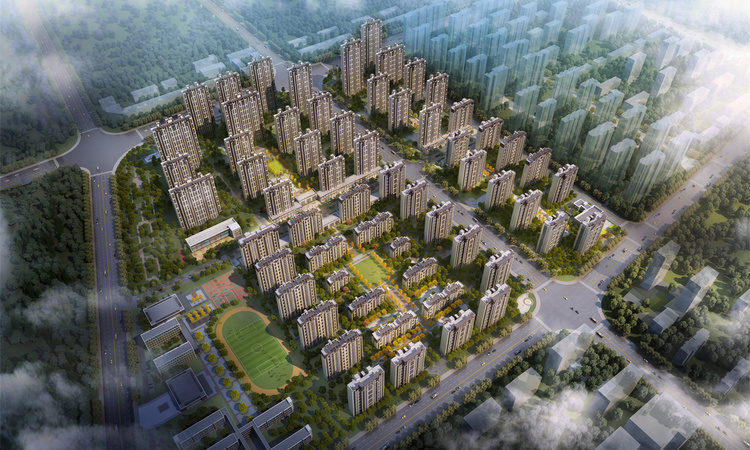 绿地城效果图