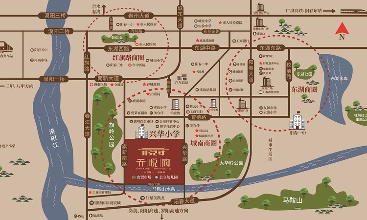万星·天悦府交通图