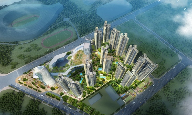 港城壹号广场效果图