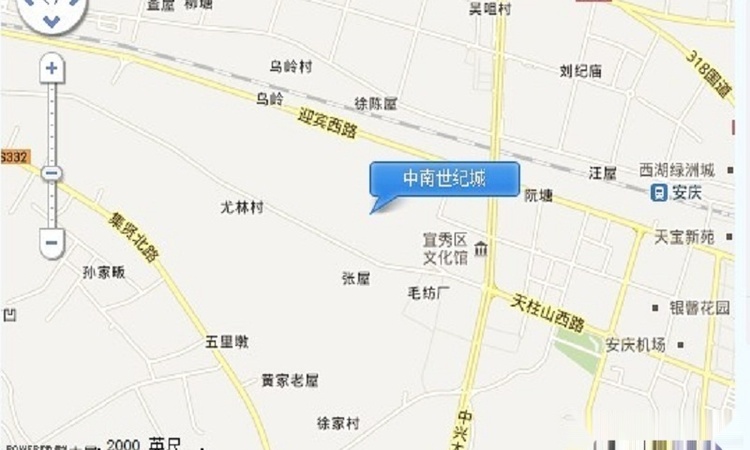 中南世纪城交通图