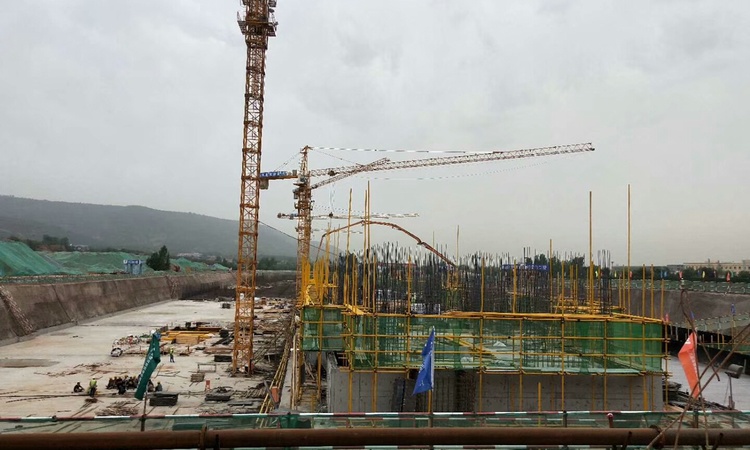 白鹿汀洲施工进度图