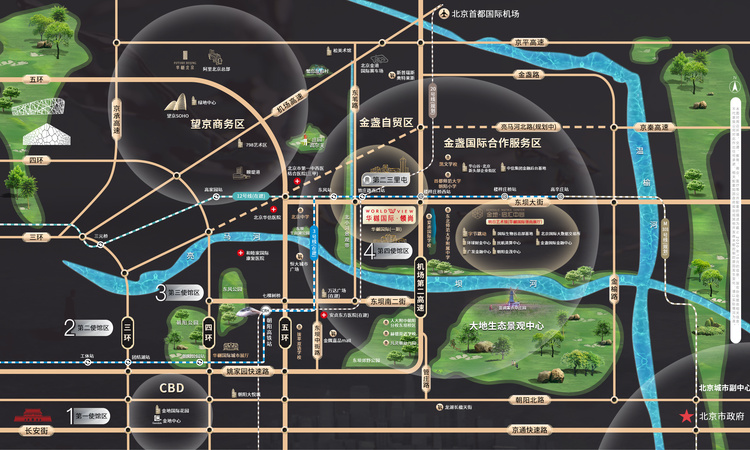 华樾国际领尚交通图