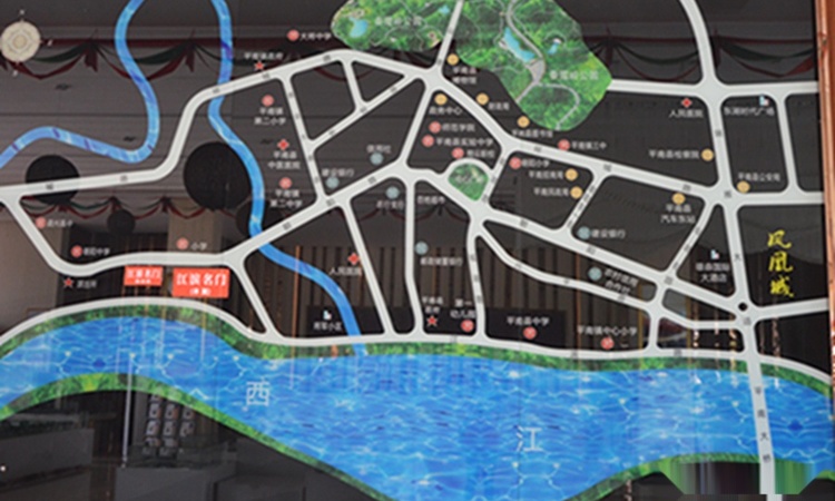 润达·江滨名门交通图