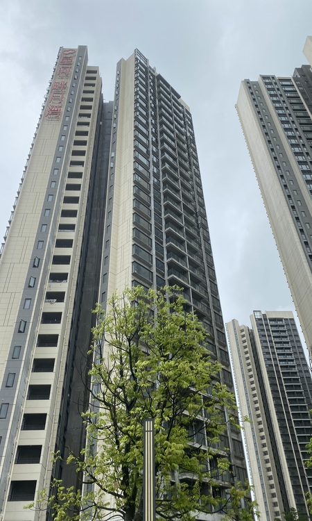 星河·畔月湾施工进度图