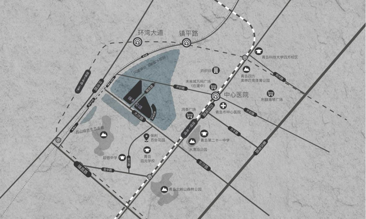 保利和颂交通图