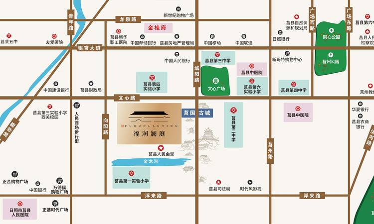 金杉·福润澜庭交通图