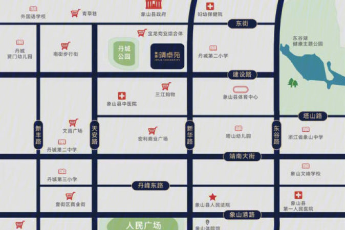 昊鼎靖卓苑交通图