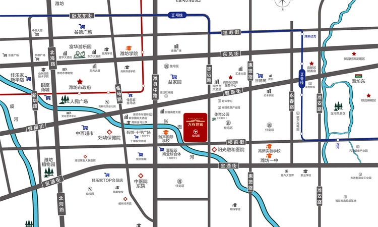 大有世家交通图