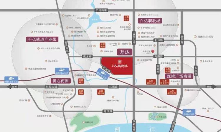 亿都九里云珑交通图